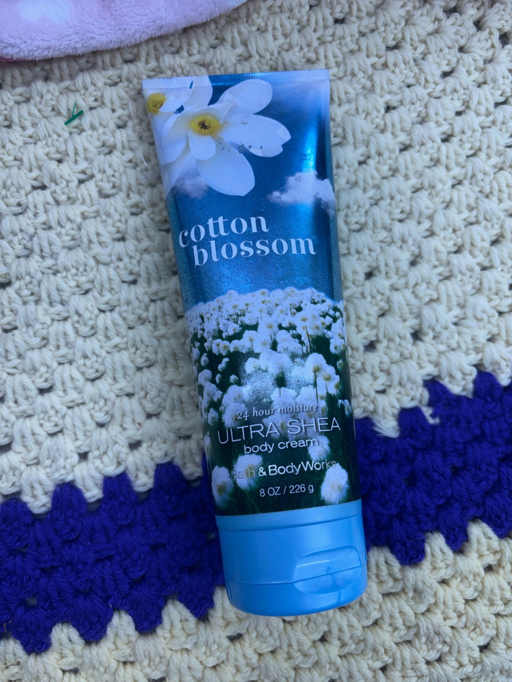 Bath and body works cotton blossom body cream 8 oz